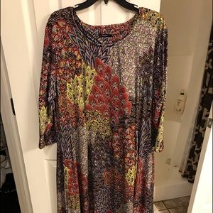 Reborn Long Paisley Dress 2X